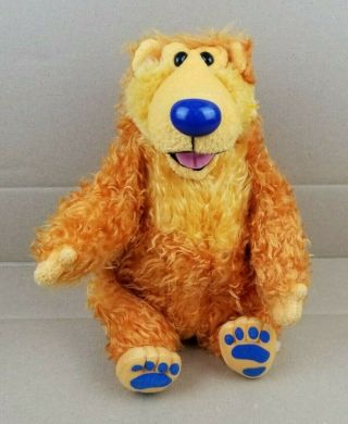 Vintage Bear In The Big Blue House 14 " Talking Plush Stuffed Animal Doll 1999