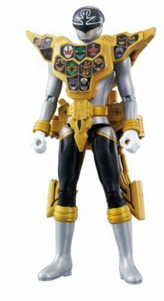 Kaizoku Sentai Gokaiger Ranger Key Series Amas Gokai Silver Gold Mode