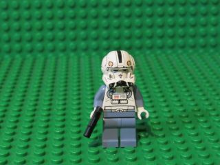 Clone Pilot White Head Helmet 8096 Star Wars Lego Minifigure Minifig Wf1