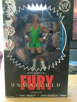 Wwe Mr.  Perfect Curt Hennig Unmatched Fury Series 4 Figure,  Wwf Wrestling Nib
