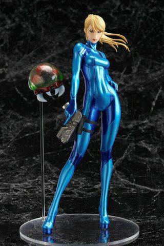 Metroid Other M Samus Aran Zero Suit 1/8 Scale Pvc Figure Authentic