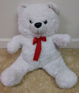Kids Of America Soft Stuffed Large Teddy Bear Plush/toy White 26 "