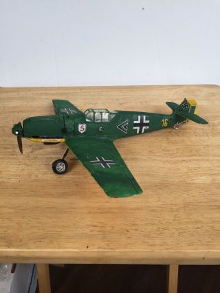 Built Vintage Matchbox 1/32 Messerschmitt Me - 109 1:32 Repair