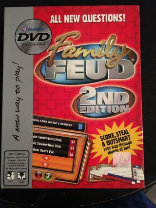 Family Feud 2nd Edition Interactive Dvd Board Game Show Imagination Dvd Tv Game