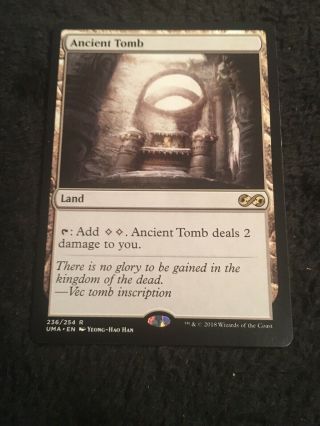 Magic The Gathering : Ancient Tomb - Ultimate Masters - Land