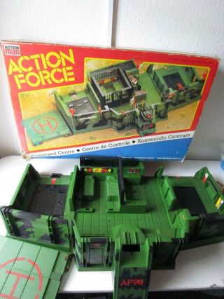 Vintage Action Man Action Force Command Centre.  But Incomplete
