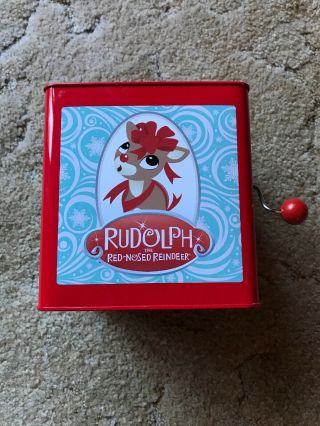 Rudolph The Red Nosed Reindeer Musical Jack In The Box Gemmy