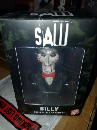 Saw Billy Puppet Ornament Trick Or Treat Studios Holiday Horrors