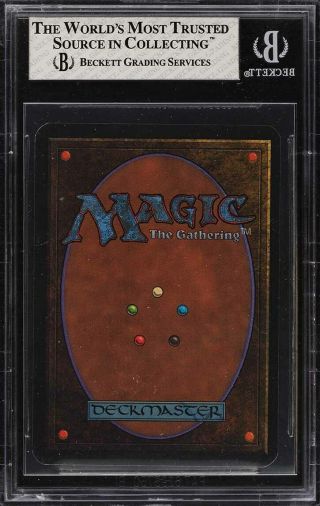 1993 Magic The Gathering MTG Alpha Fog C G BGS 8 NM - MT (PWCC) 2