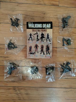 Mcfarlane Toys Amc Walking Dead Blind Bag Building Series 1 Complete Set Of 8