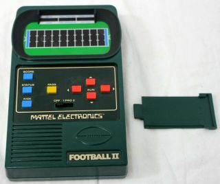 Vintage 1978 Mattel Electronics Football 2 Handheld Game &