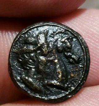 Thessaly,  Krannon.  Circa 400 - 350 Bc.  Æ Chalkous,  Very Rare.  Ancient Greek