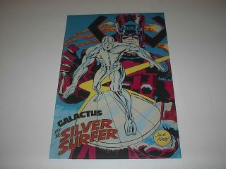Marvel Comics Galactus And The Silver Surfer Poster Pin Up Jack Kirby