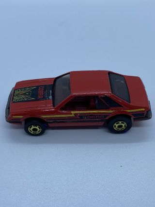 Vintage Hot Wheels The Hot Ones 1979 Mustang Turbo Cobra Red