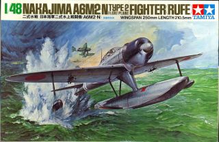 1/48 Tamiya Models Nakajima A6m2 - N Type 2 " Rufe " Floatplane Fighter