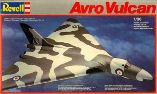 1983 Revell Models 1/96 Avro Vulcan British " V " Jet Bomber Nmib