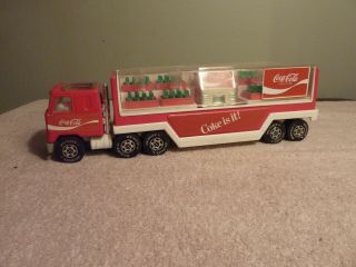Buddy L Coca Cola Semi Truck Complete With Pop Machine And Coke Trays