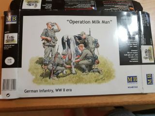 Master Box 1/35 Scale German Infantry Wwii Era,  