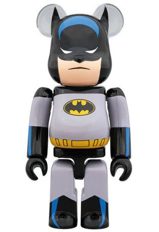 2019 Medicom Toy BE@RBRICK BATMAN ANIMATED 100 & 400 BEARBRICK KAWS DC Comics 2