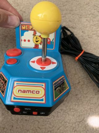 Jakks Pacific Namco Ms.  Pacman 5 In 1 Plug Play Tv Video Game Handheld System