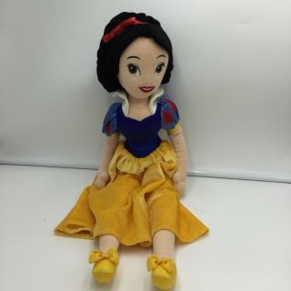 Disney Store Snow White Plush Doll Soft Toy Stuffed 20 "