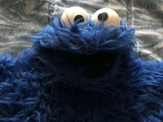 Vintage Cookie Monster hand puppet - 11 inches long Jim Henson Muppet Puppet 3