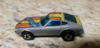 Vintage Gray Enamel Z - Whiz Datsun 240z Blackwall Hotwheel Diecast Car