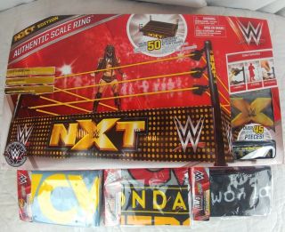 Wwe Authentic Scale Ring,  Nxt Edition,  J&j Security 2 Pack