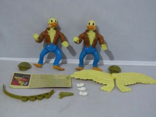 Ace Duck Tmnt Teenage Mutant Ninja Turtle 1990 Vintage - 2 Variations