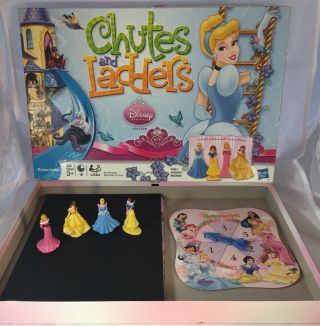 Disney Princess Edition Chutes And Ladders Board Game • Cinderella Snow White