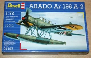 40 - 04197 Revell 1/72nd Scale Arado Ar 196a - 2 Plastic Model Kit