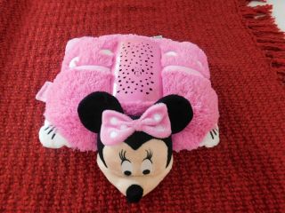 Dream Lites Pillow Pet Minnie Mouse Pink Sleepover Lights Up Children Girl Plush