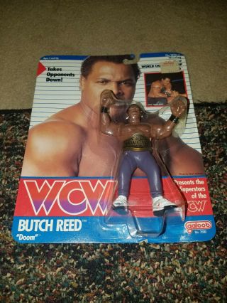 Galoob Toys Wcw Wrestling Butch Reed No Stripe Trunks