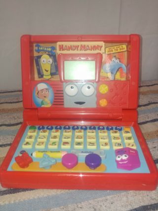 Vtech Disney Handy Manny Computer Interactive Learning Talking Laptop Toy