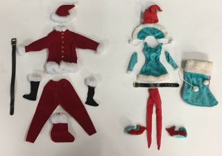 Merit - 1/6 Santa And Female Elf Costumes (2 N 1 Combo) - Mil - 662001combo