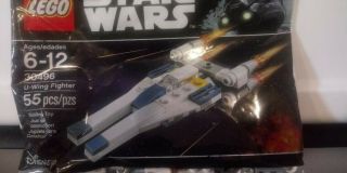 1 Each Of Lego Star Wars U - Wing Fighter,  Batmobile,  City Helicopter,  Jet Plane
