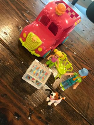 Fisher Price Loving Family Sweet Streets Ice Cream Truck With Vendor Dog 2004