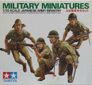 Tamiya 1:35 Japanese Army Infantry Plastic Figure Kit Mm190u 3590u