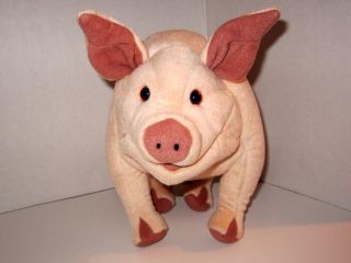 Folkmanis Large Full Body Pink Pig Plush Animal Farm Hand Puppet 13 "