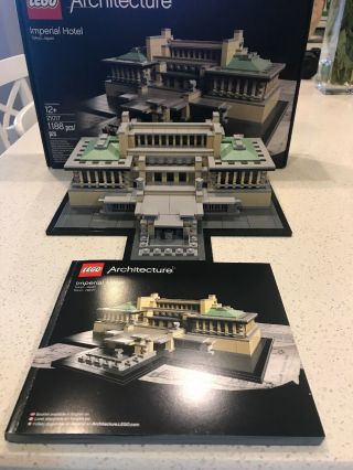 Lego 21017 Architecture The Imperial Hotel (100 Complete With Instructions/box)