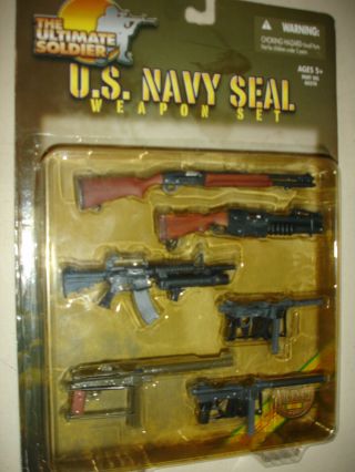 Rare 1:6 Ultimate Soldier Us Navy Seal Weapon Set Vietnam For 12 "