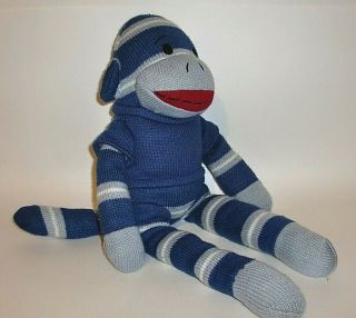 Dan Dee Collectors Choice 18 " Blue Sock Monkey