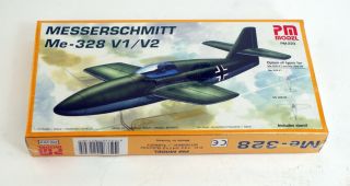 Pm Model 1/72 Messerschmitt Me - 328 V1/v2 Ww2 German Experimental Ac Kit