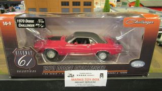 Dcp 1:24 Hwy 61 50771 1 Of 600 Pink 70 1970 Dodge Challenger 426 Hemi Rt R/t/cl