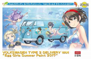 Hasegawa Sp362 Volkswagen Type 2 Delivery Van Egg Girls Summer Paint 1/24 F/s