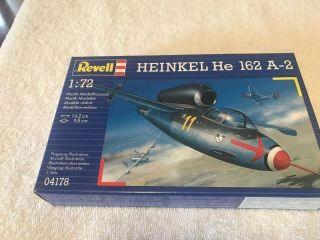 Revell Heinkel He 162 A - 2 Plane 1/72 Scale Model Kit 04178