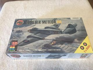 Airfix Gloster Meteor Iii Series 2 Plane 1/72 Scale Model Kit 02038