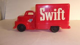 Vintage Marx Plastic Swifts Meats Delivery Truck (jh)