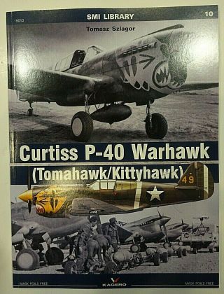 Kagero Smi Library No.  10 Curtiss P - 40 Warhawk (tomahawk) - W/ Masking Foil
