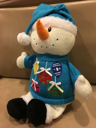 Snowman Plush Kids Of America Stuffed Animals Christmas 20” Ornaments